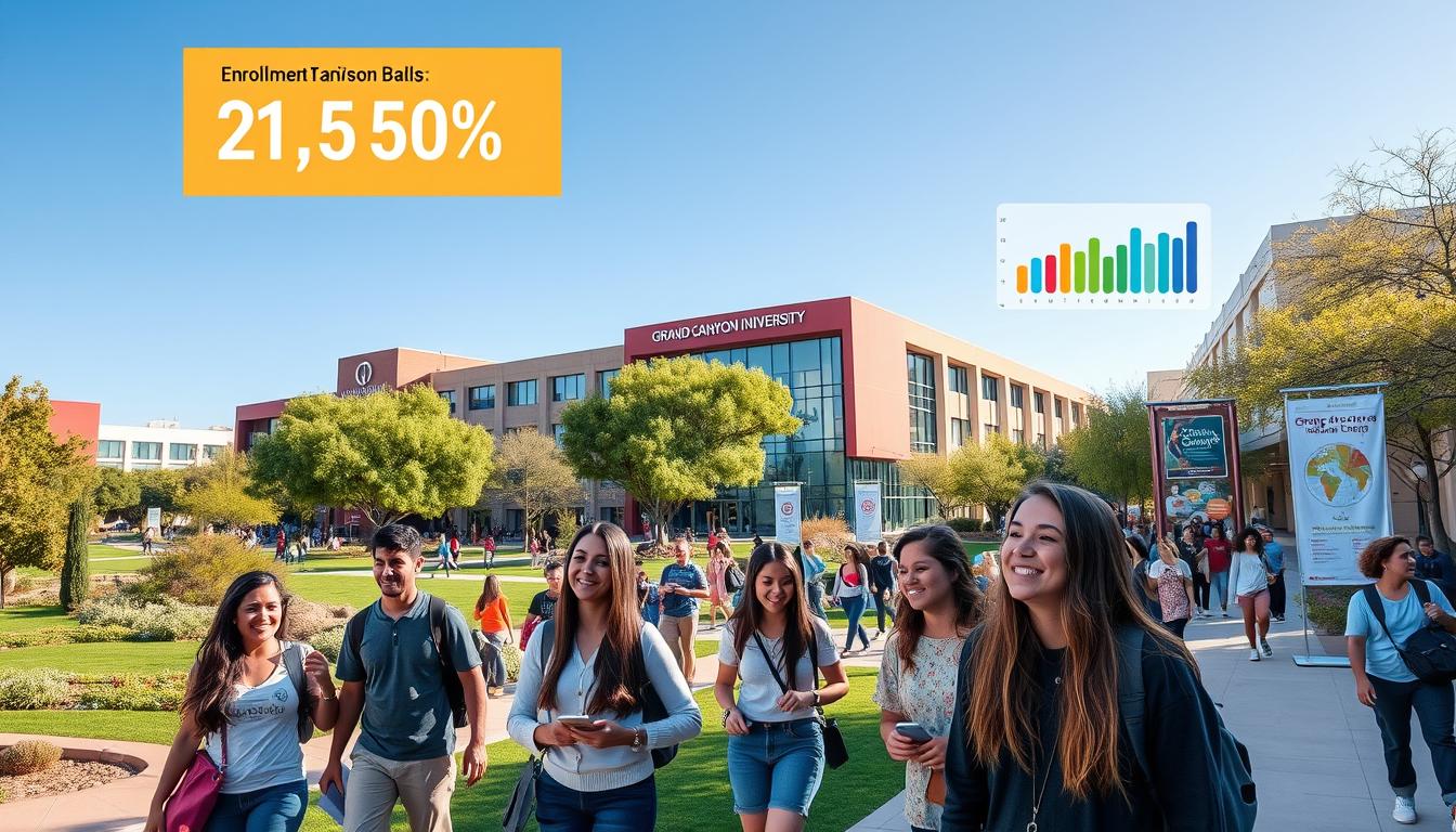 grand canyon university enrollment numbers